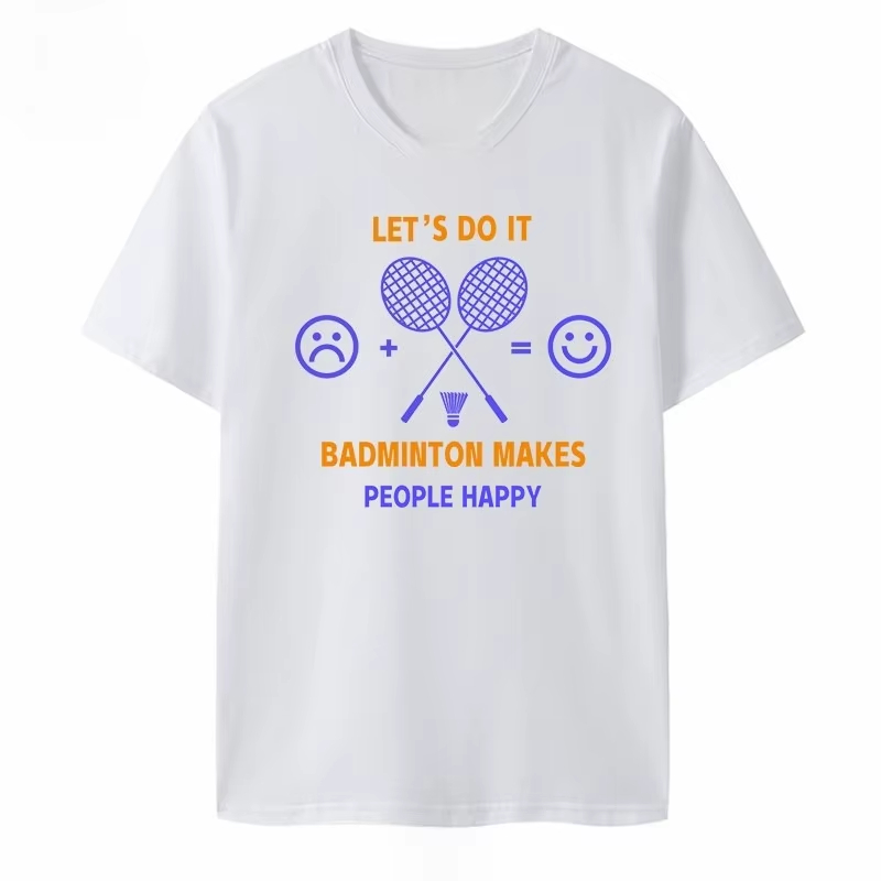 Badminton Emoji - New Spring_Summer 2026 Badminton Short-sleeved Emoji