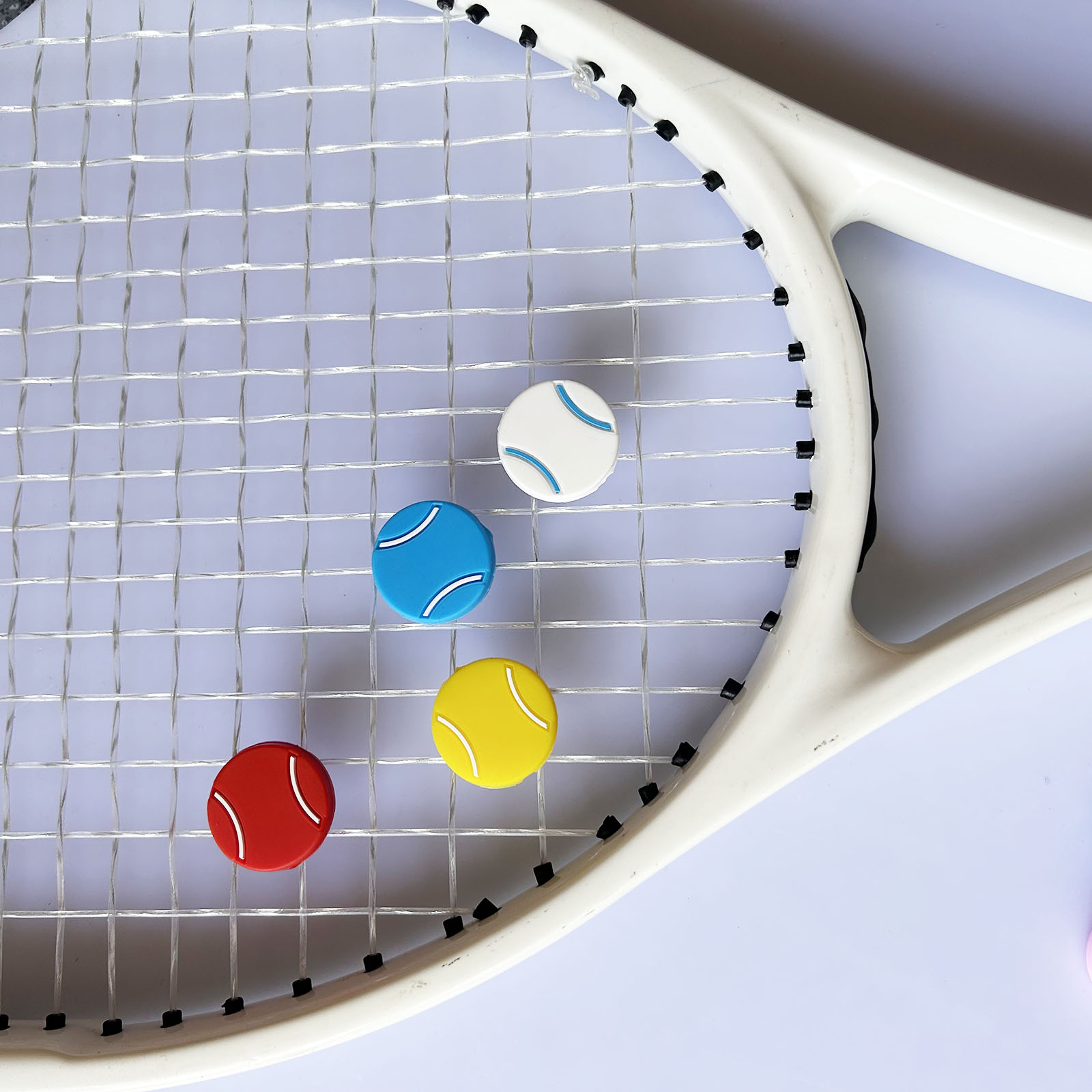 Racket Vibration Dampener - Colorful 10/30/50pcs Reduce Tenis Racquet Vibration