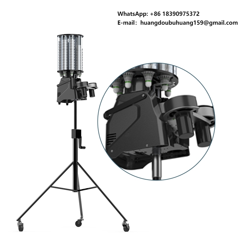 Feeder Machine Badminton - Remote Control Badminton Ball Training Machine