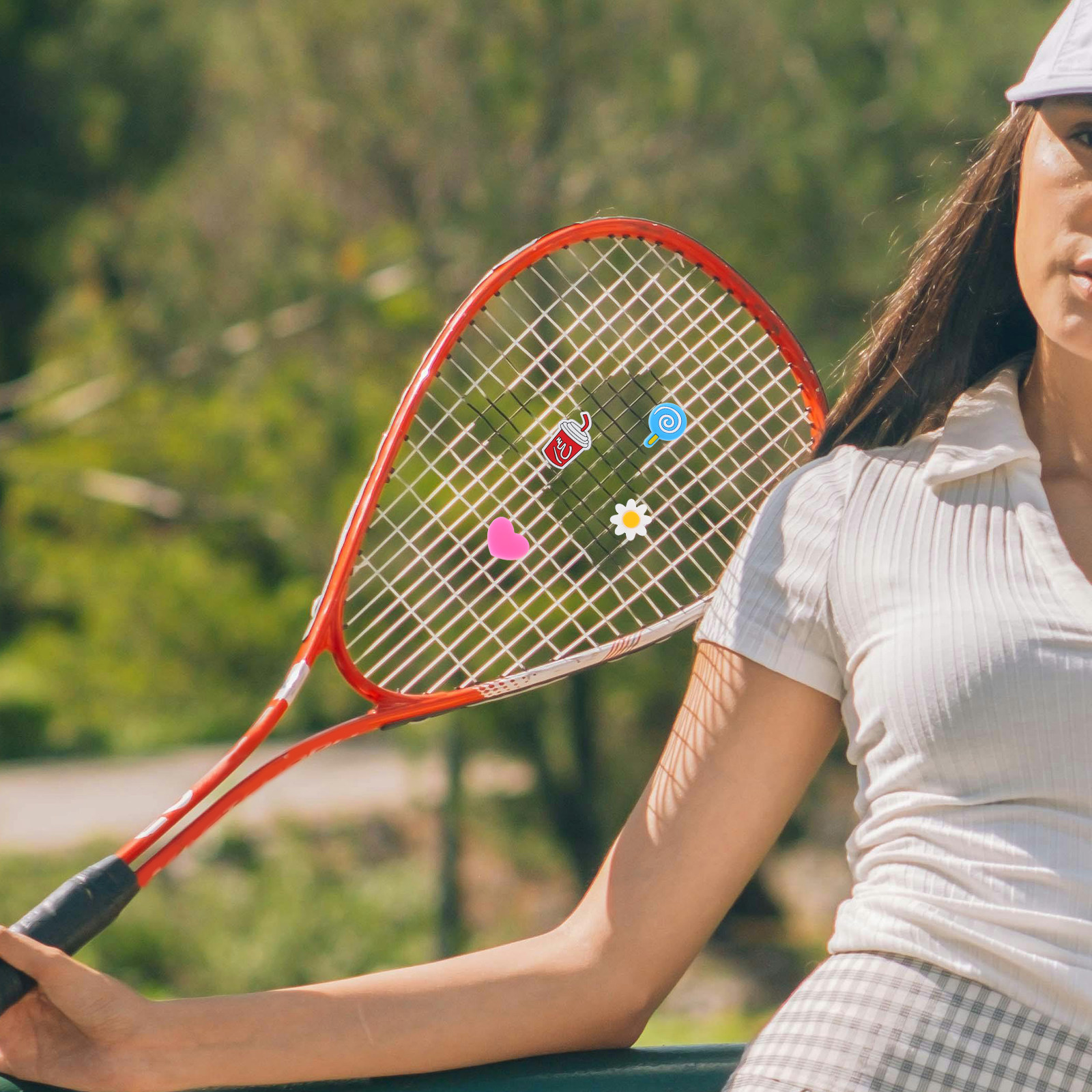 18Pcs Silicone Tennis Racket V - Racket Vibration Dampener ulasan dan harga