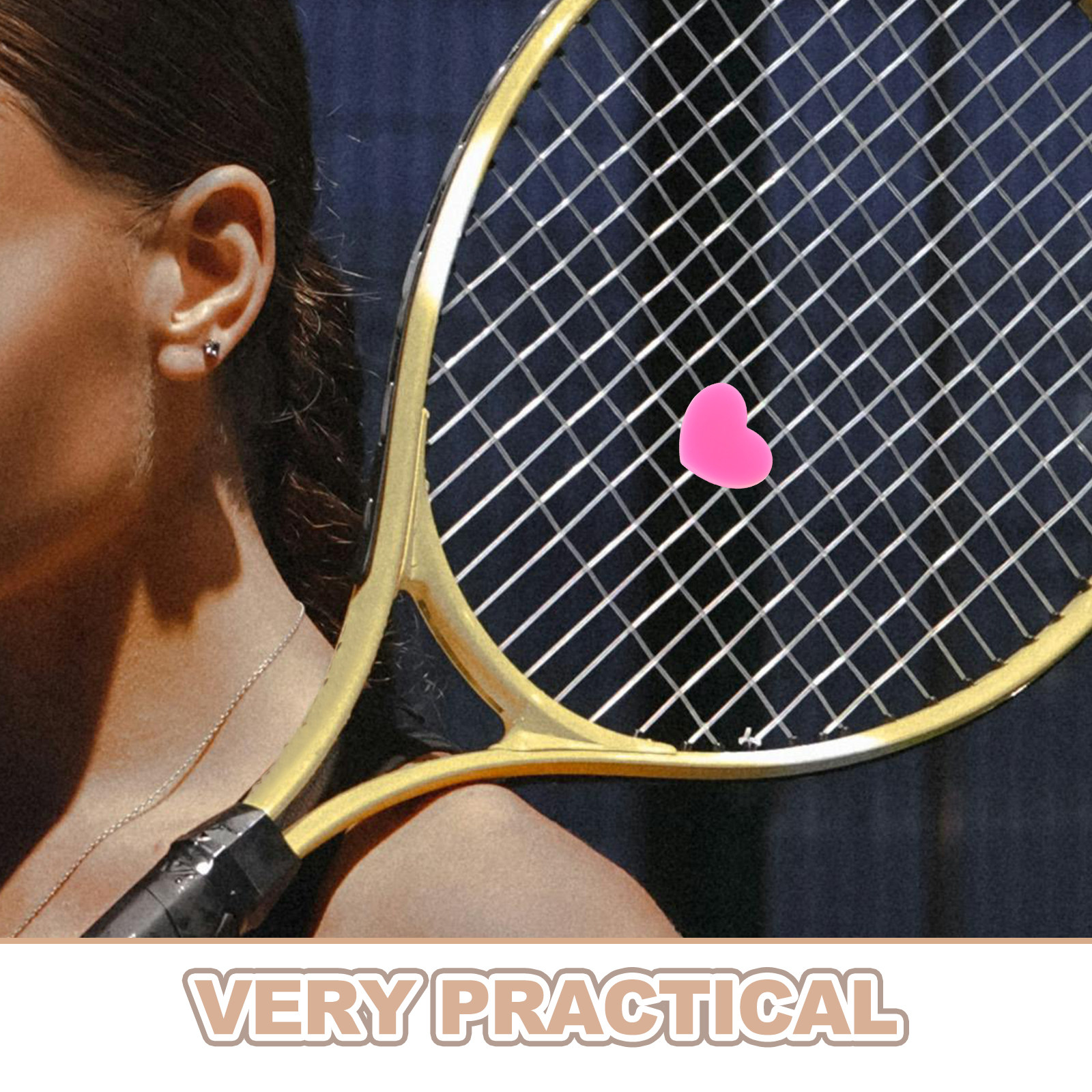 18Pcs Silicone Tennis Racket V - Racket Vibration Dampener ulasan dan harga