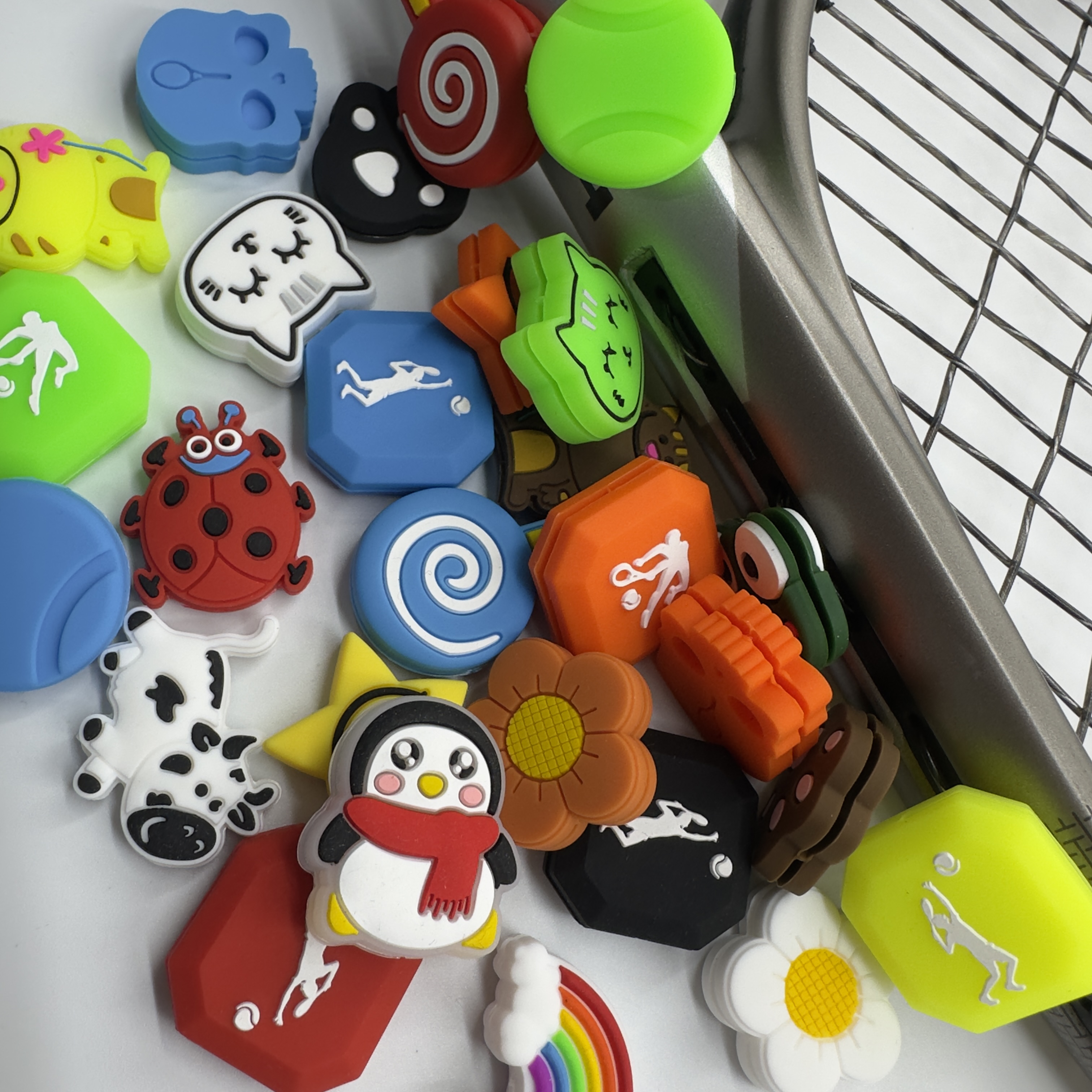 100pcs/lot Mixed styles vibrat - Racket Vibration Dampener ulasan dan harga