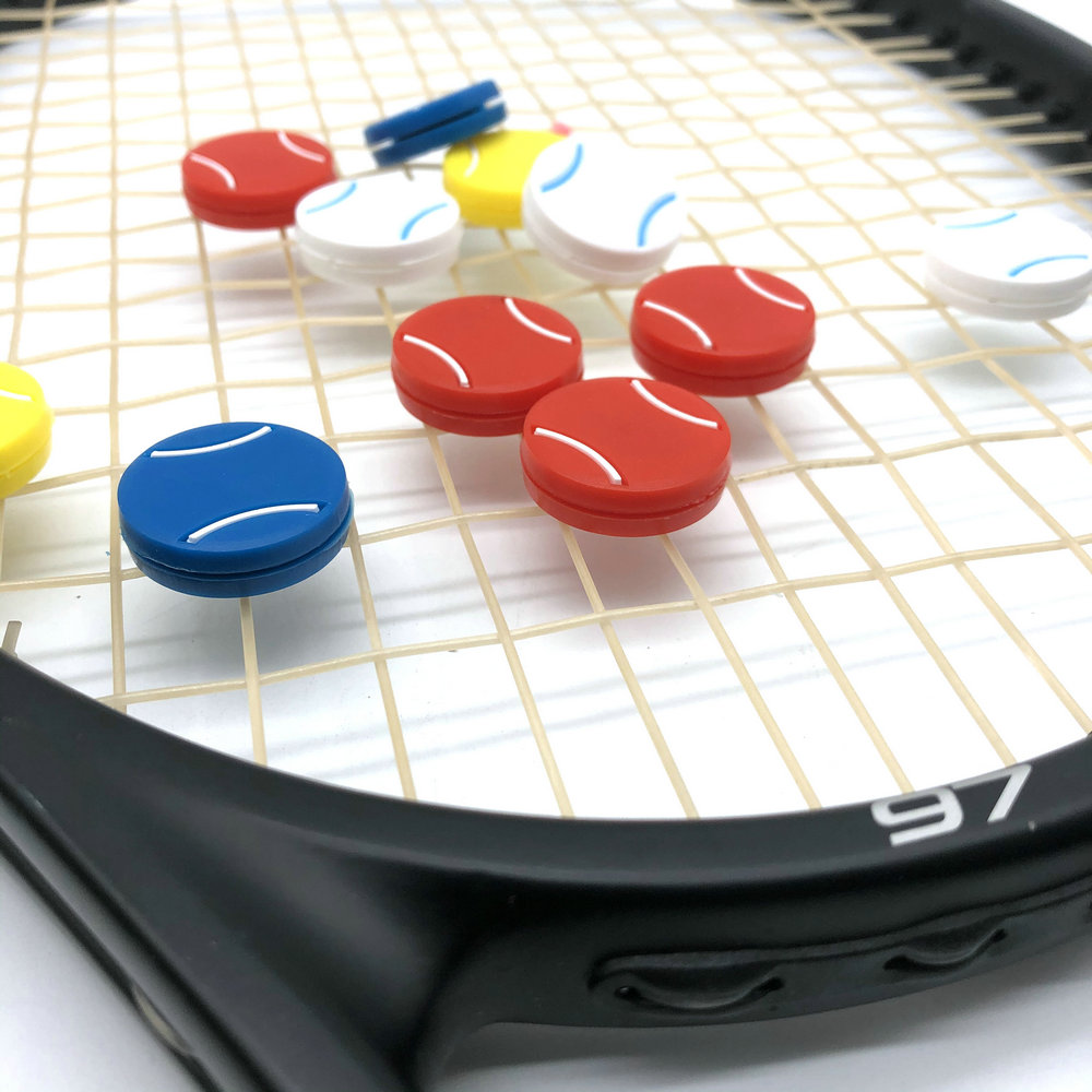Colorful 10/30/50pcs Reduce Te - Racket Vibration Dampener ulasan dan harga