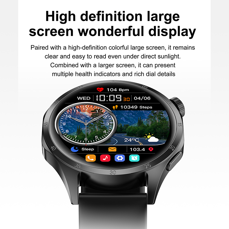 2026 New Smart Watch Men AMOLE - Badminton Calendar ulasan dan harga