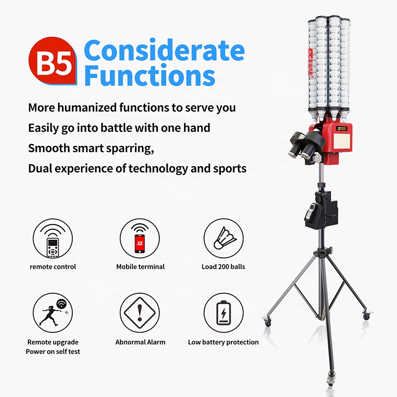 Wholesale SIBOASI Automatic Sh - Feeder Machine Badminton ulasan dan harga