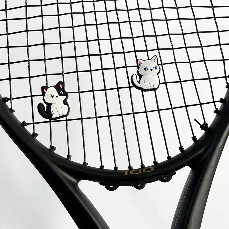 1/6/8Pcs Cartoon Cat Tennis Vi - Racket Vibration Dampener ulasan dan harga