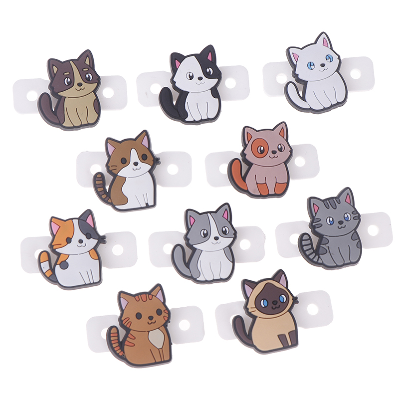 1/6/8Pcs Cartoon Cat Tennis Vi - Racket Vibration Dampener ulasan dan harga