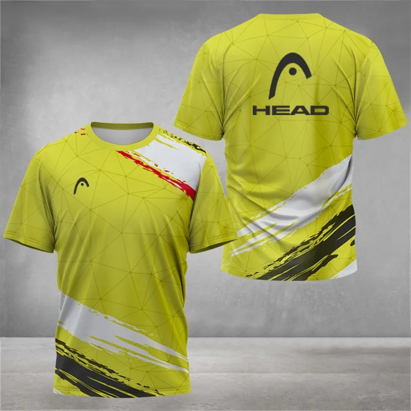 Summer Breathable Mens T Shirt - Badminton Vector ulasan dan harga