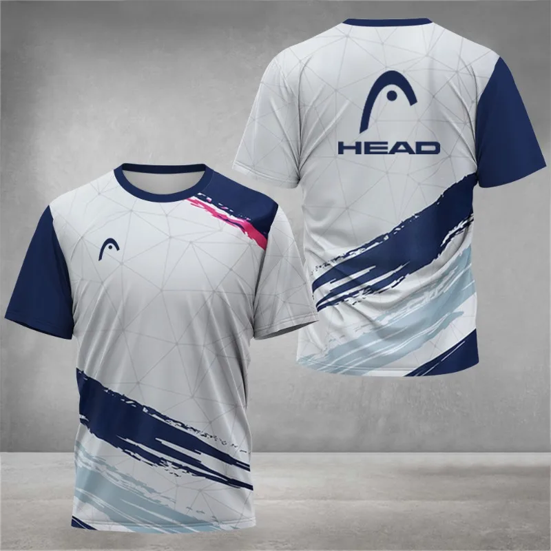 Summer Breathable Mens T Shirt - Badminton Vector ulasan dan harga