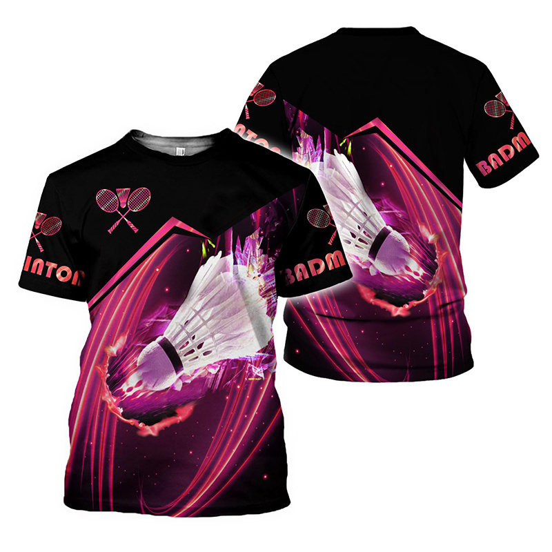 Fashion Badminton Graphic T Sh - Badminton Kids ulasan dan harga
