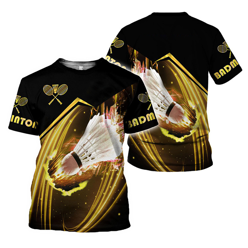 Fashion Badminton Graphic T Sh - Badminton Kids ulasan dan harga