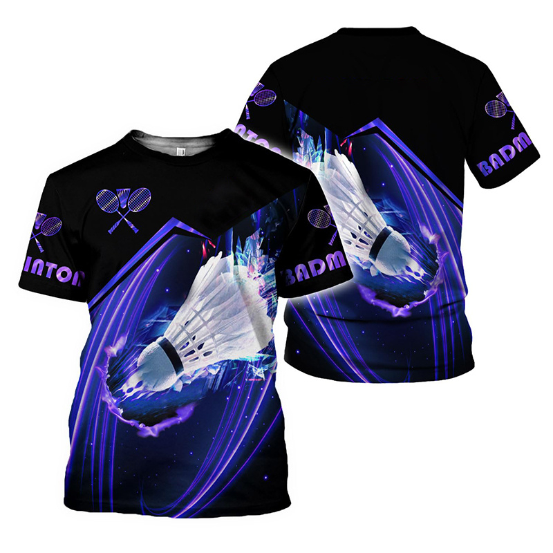 Fashion Badminton Graphic T Sh - Badminton Kids ulasan dan harga