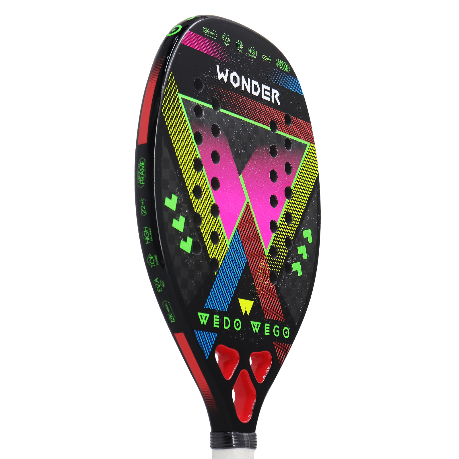 3K/12K/Kevlar Carbon Beach Ten - Li Ning Racket ulasan dan harga
