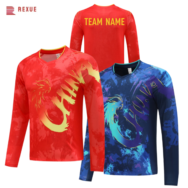 China Dragon Long Sleeve Table - Badminton China ulasan dan harga