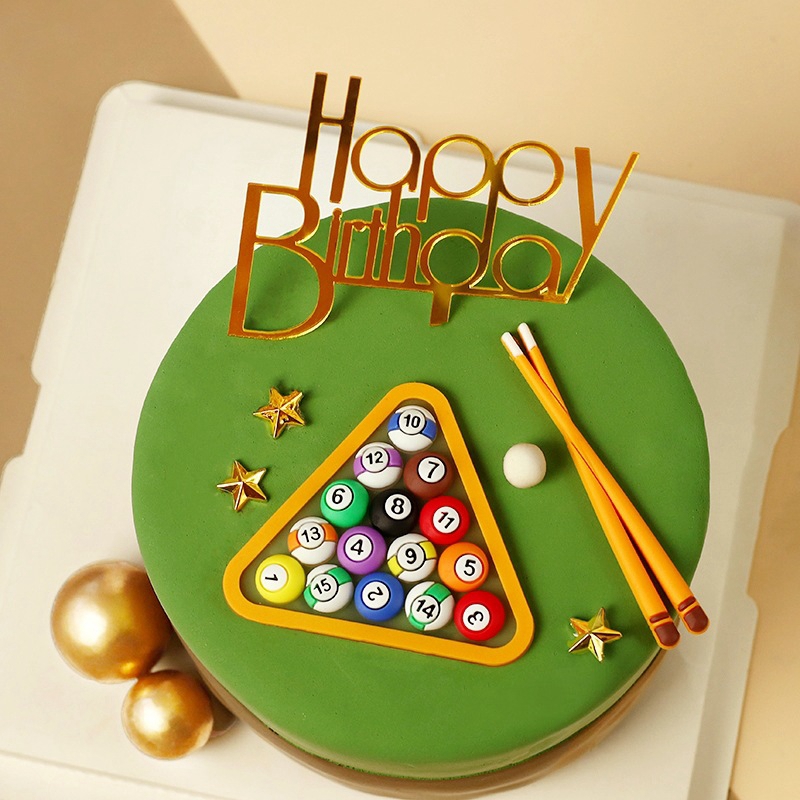Billiard Ball Cake Decoration  - Badminton Kids ulasan dan harga
