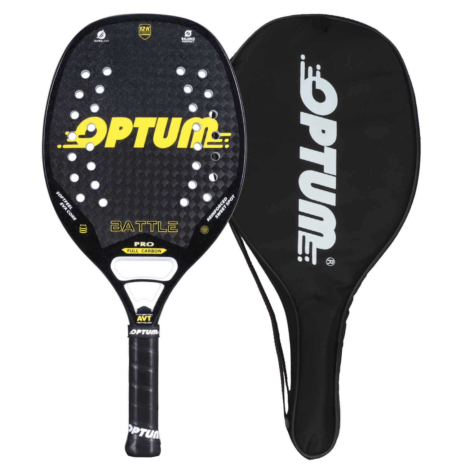 OPTUM BATTLE 12K Carbon Fiber  - Li Ning Racket ulasan dan harga