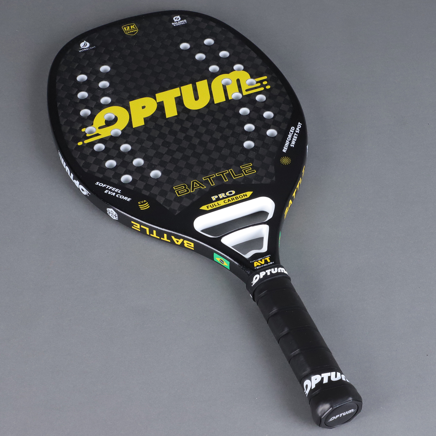 OPTUM BATTLE 12K Carbon Fiber  - Li Ning Racket ulasan dan harga